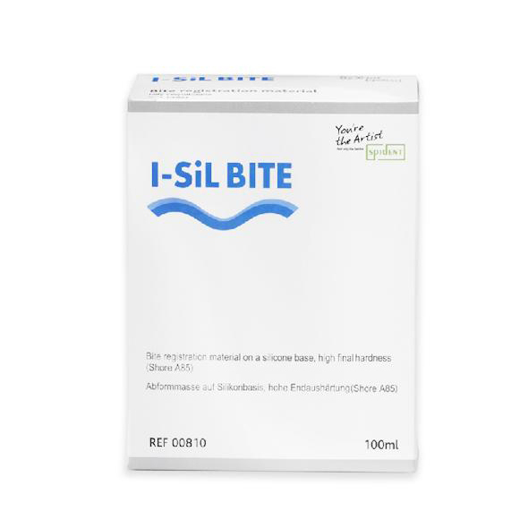 I-Sil Bite Registration - поливинилсилоксановая оттискная масса (А-силиконы) для регистрации прикуса, 2х50 мл - фото 1