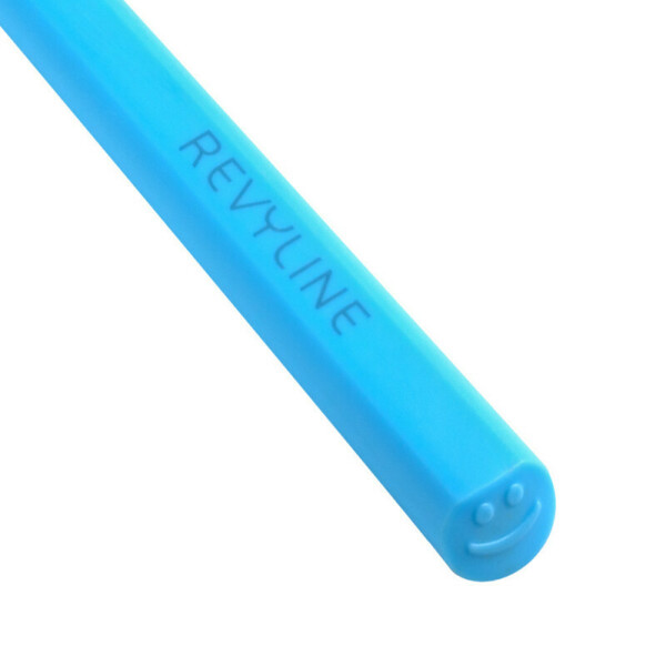 Зубная щётка Revyline SM6000 Ortho, ортодонтическая, голубая с салатовой щетиной - фото 5