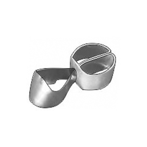 Матрицы металлические, контурные, с фиксатором, для премоляров, форма 1, центральный выступ, 35 мкм, 10 шт - фото 1