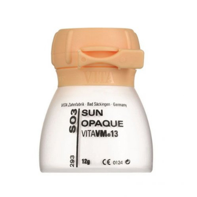 VITA VM 13 SUN OPAQUE - порошок для облицовки металлических каркасов, цвет SO3, 12 г - фото 0