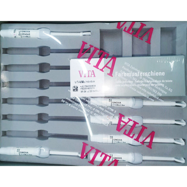 VITA VM LC flow GINGIVA KIT - набор светоотверждаемого композита, для экстраорального применения, десневой - фото 2