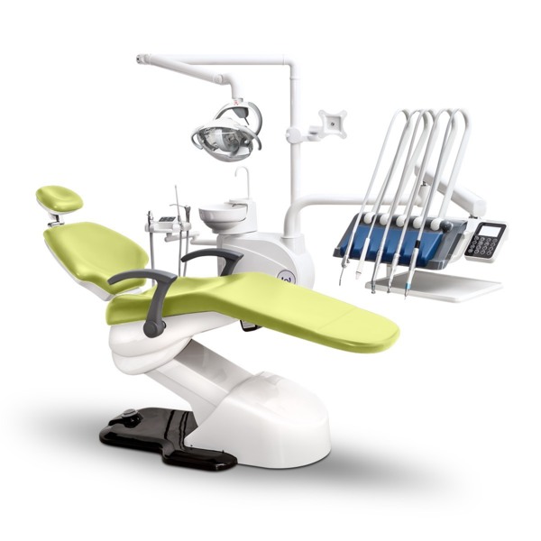 Стоматологическая установка Woson Wod 550, верхняя подача, лайм - фото 0