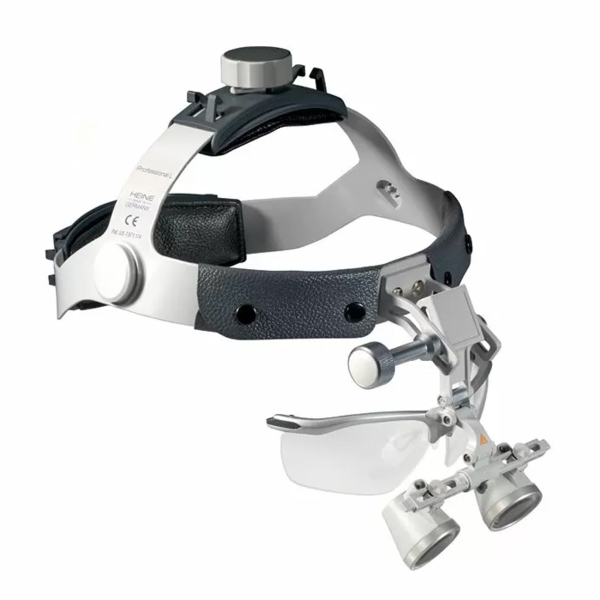 Бинокулярная лупа HR 2,5х/340 мм + шлем Professional L + защитные очки S-Guard - фото 0