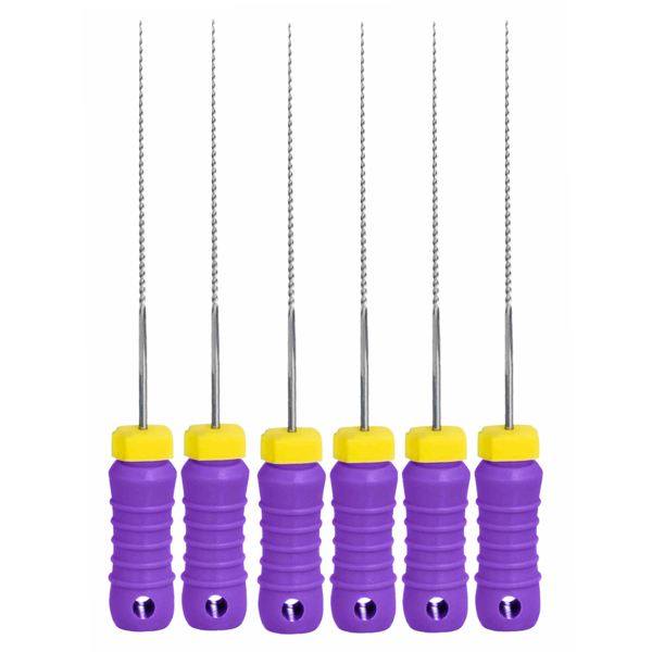 Файлы ручные Eurofile K-Files, для прохождения и расширения корневых каналов, 25 мм, №10/.02, никель-титан, 6 шт - фото 0