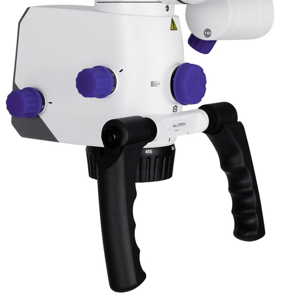 Микроскоп стоматологический Alltion AM-5000VF, операционный, 6-ступенчатое увеличение, с вариоскопом и флуоресцентным режимом, сменное крепление - фото 2