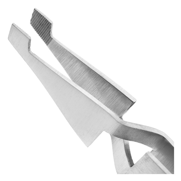 Пинцет ортодонтический HLW H-301A*, обратный, изогнутый, для брекетов, 130 мм - фото 2