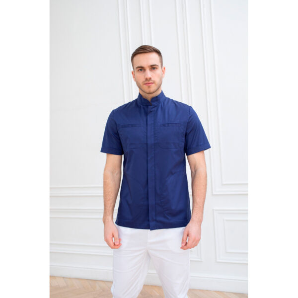 Туника мужская Dr. Nice, на молнии, синий, 52 - фото 0