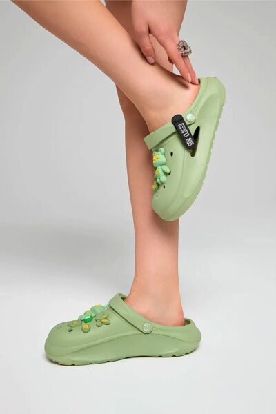 Сабо W-693, зеленый, 35-36 - фото 0