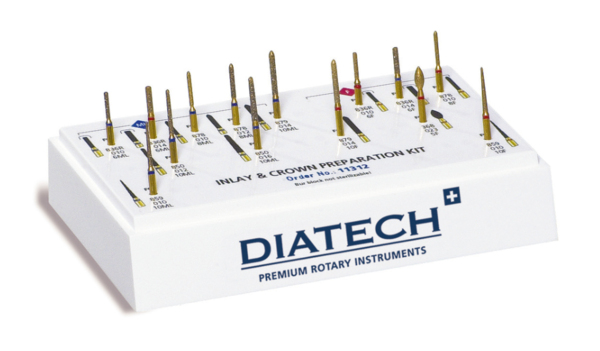 DIATECH Inlay & Crown Preparation Kit - набор для препарирования под коронки и вкладки, 14 шт - фото 0