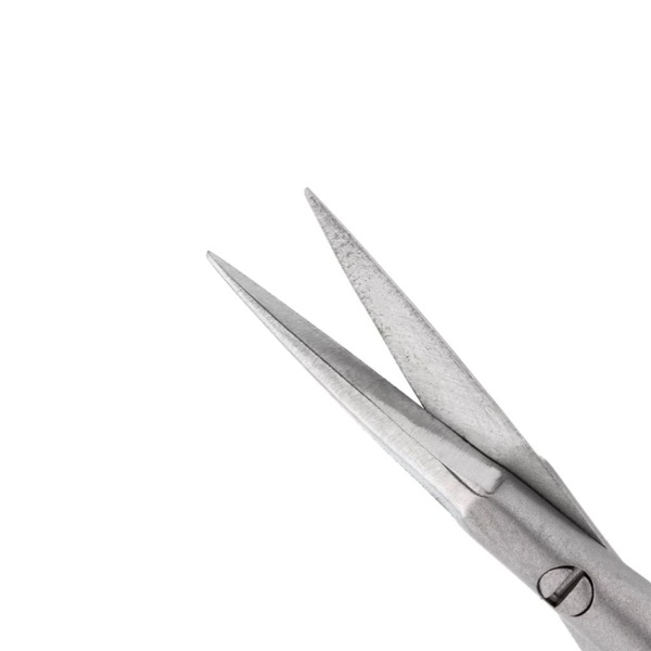 Ножницы микрохирургические, прямые, остроконечные, длина 185 мм - фото 2