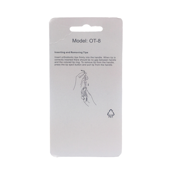 Насадка ортодонтическая для ирригатора H2Ofloss, модель OT-8, 2 шт - фото 1