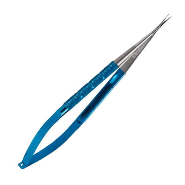 Ножницы микрохирургические, прямые, остроконечные, длина 185 мм - фото 0