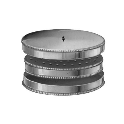 Коробка стальная, для игл, круглая, 95х16 мм - фото 0
