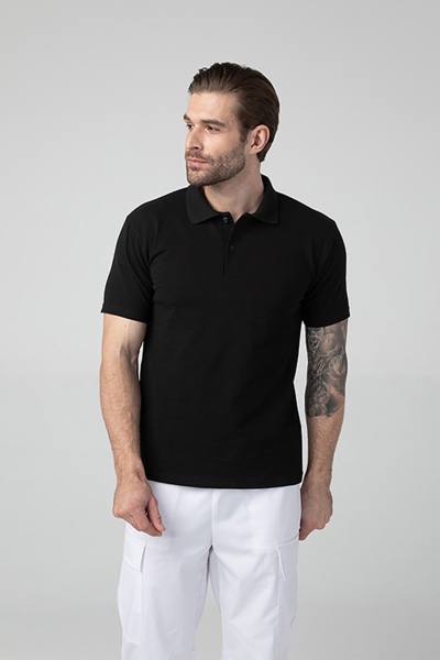 Поло мужское, черный, 48 - фото 0