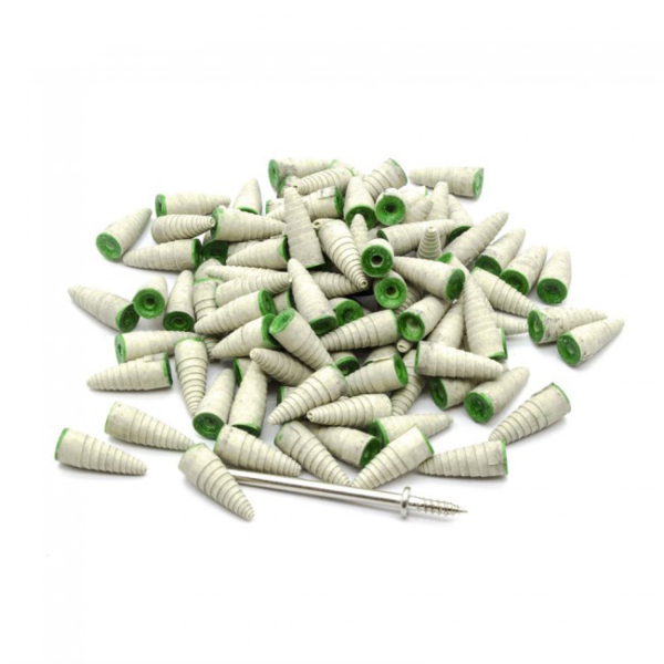 Meister Cones L-Yellow - полировочные конусы, 100 шт - фото 1