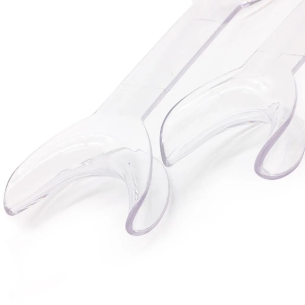 Ретрактор стоматологический Dentins, двусторонний, для щек и губ, прозрачный, набор 4 шт - фото 3