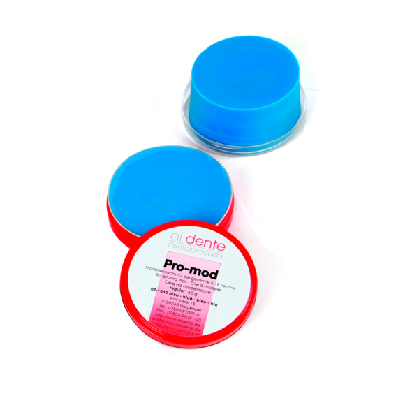 Моделировочный воск Pro-Mod, синий, твердый, 70 г - фото 0
