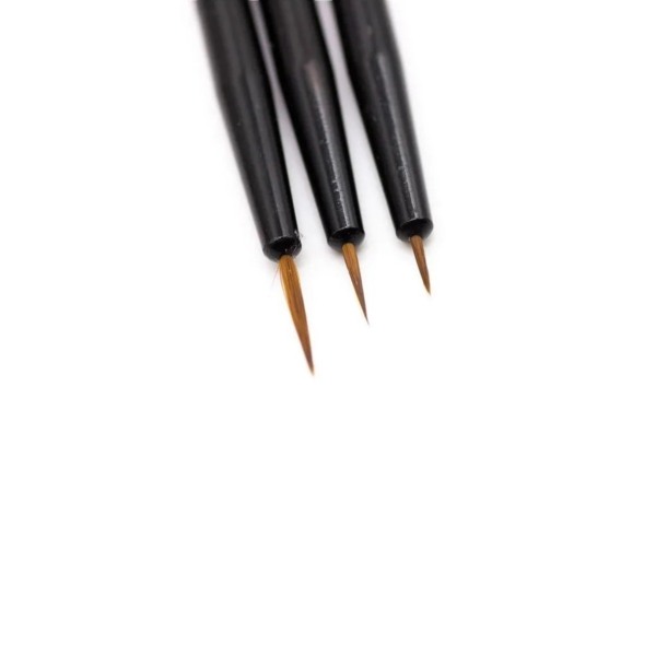 Кисточки стоматологические Dentins, для нанесения краски, красные, 3 шт - фото 3