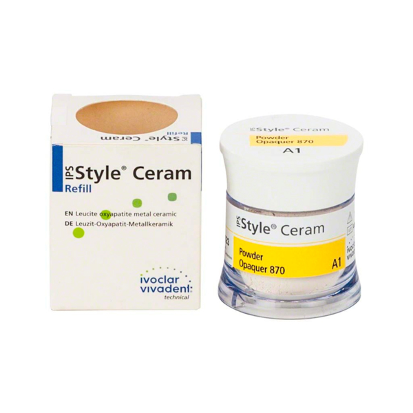 IPS Style Ceram Powder Opaquer 870 - опакер порошкообразный, цвет A1, 18 г - фото 0