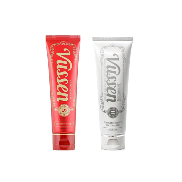 Набор зубных паст Vussen S и Vussen H, 2 шт