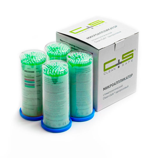 Микроаппликаторы №4, Regular, зеленый, 100 шт - фото 0