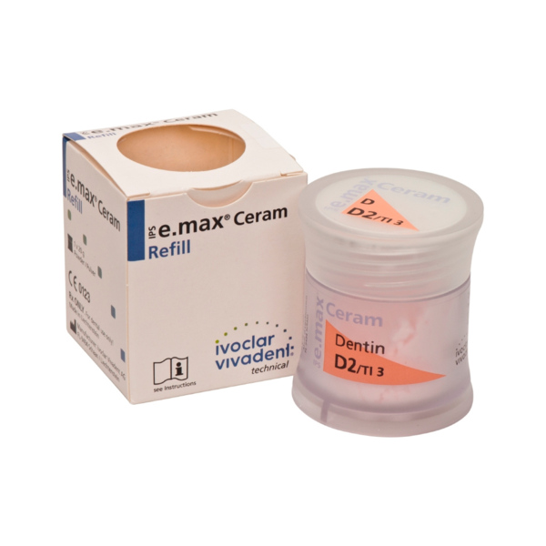 IPS e.max Ceram Dentin - дентин, цвет D2, 20 г - фото 0