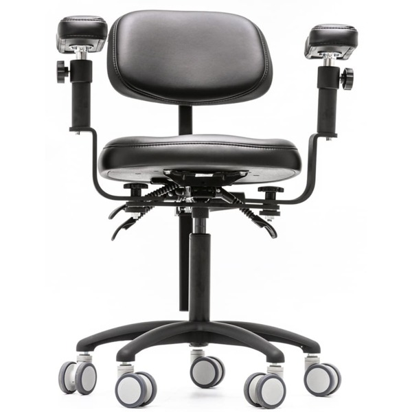 Стул микроскописта Mercury STANDART Black, цвет на выбор - фото 3