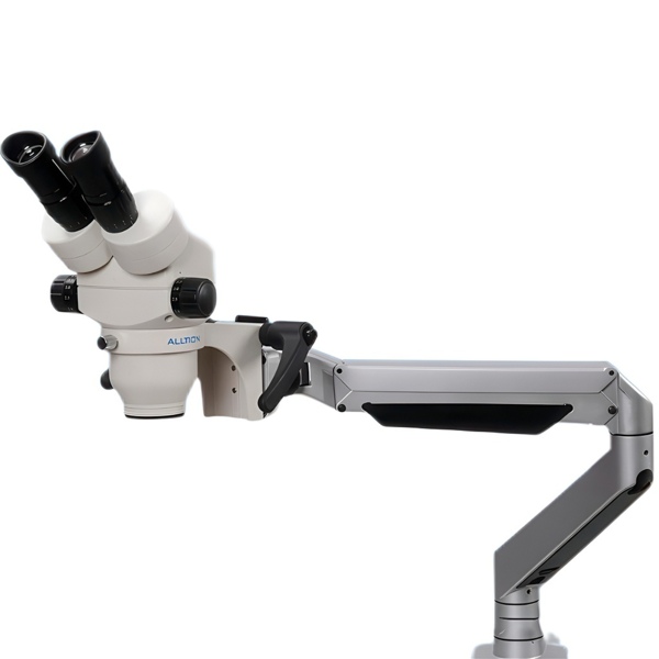 Микроскоп зуботехнический Alltion ASM-0745BC, бинокулярный, на мобильной подставке - фото 3
