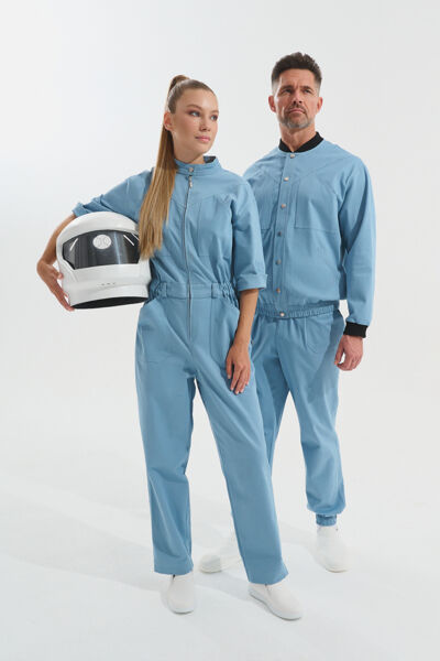 Комбинезон женский Тезис TZ490, голубой, 44 - фото 3