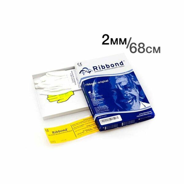 Лента Ribbond Original, для шинирования, набор, 2 мм x 68 см, толщина нити 0.35 мм, без ножниц - фото 0