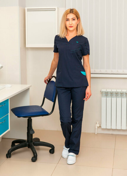 Туника женская WW110, синий, 42 - фото 2