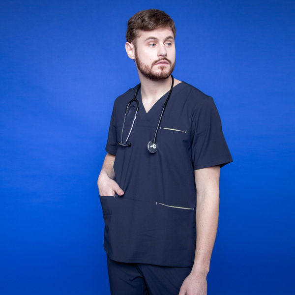 Туника медицинская мужская Pulse 257 Tennessee R148, нэви, 4XL - фото 0