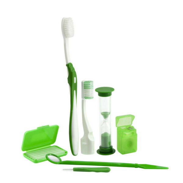 Набор ортодонтический Revyline Dental Kit, в пенале, размер М, зеленый - фото 0