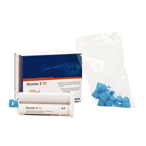 Structur 2 SC - временный материал для коронок и мостов, картридж, цвет A2, 75 г - фото 0