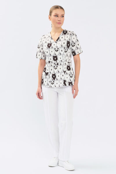 Туника женская Тезис TZ305, принт "Медведи", 48 - фото 3