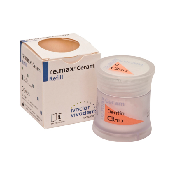 IPS e.max Ceram Dentin - дентин, цвет C3, 20 г - фото 0
