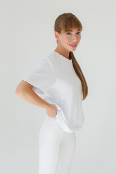 Футболка женская Тезис, белый, 46-48 - фото 4