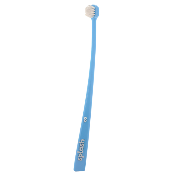 Зубная щетка Splash Brush Single 150, мягкая, голубой, 1 шт - фото 0