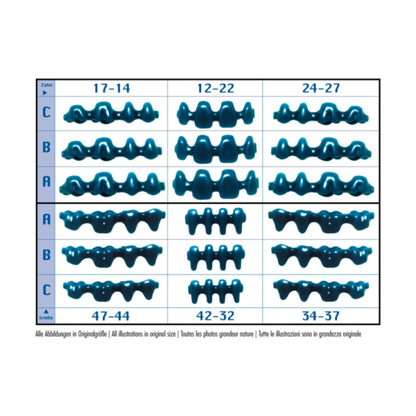 Восковой понтик без язычного воротничка, в ассортименте, 18х3 деталей - фото 0