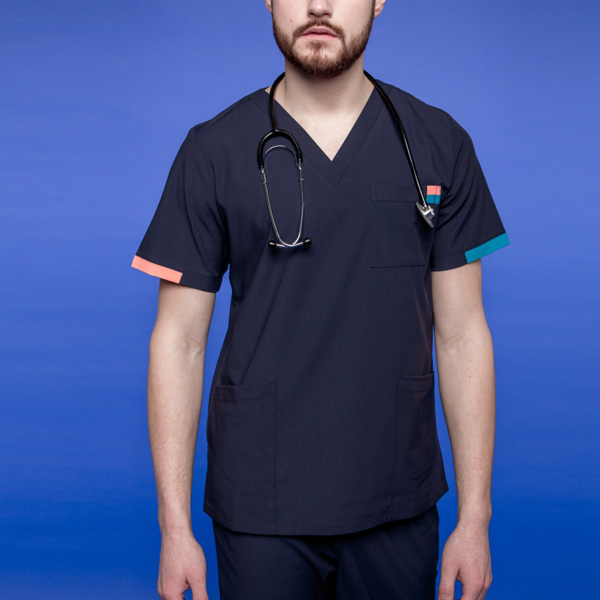 Туника мужская 258 Michigan, R156 тёмно-синий, S - фото 0