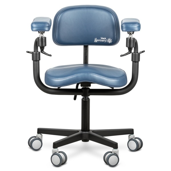 Стул микроскописта Mercury Elite Comfort Black, цвет на выбор - фото 1
