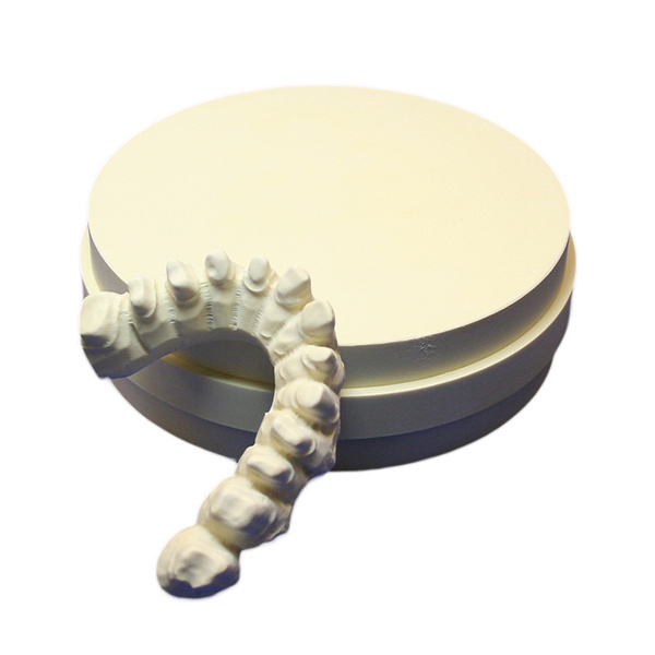 Marmoplast BioStar - фрезерная гипсовая заготовка, слоновая кость, 98.5х25 мм - фото 0