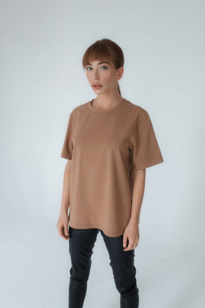 Футболка женская Тезис, бежевый, 46-48 - фото 0