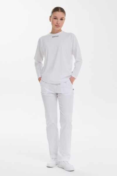 Лонгслив женский Тезис TZ112, принт "DENTIST", белый, 46 - фото 2