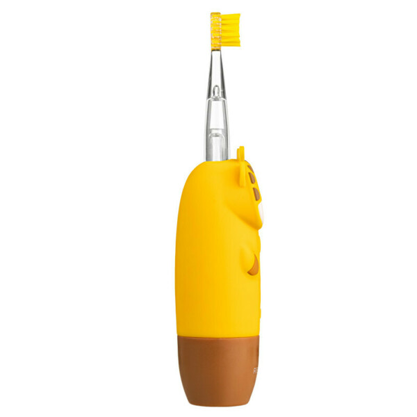 Детская электрическая звуковая зубная щётка Revyline RL 025 Baby, желтый - фото 3