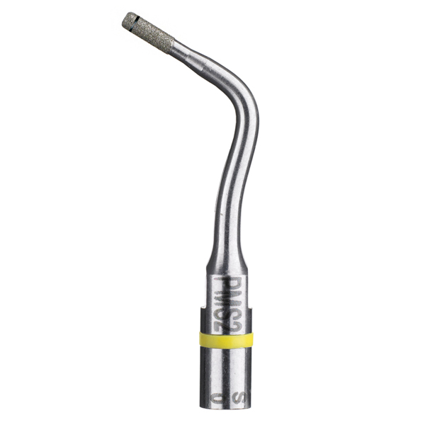 Насадка ультразвуковая Acteon Perfect Margin PMS2, ортопедическая, для препарирования уступа, прямая плоская, 46 мкм, желтый, 1 шт - фото 0