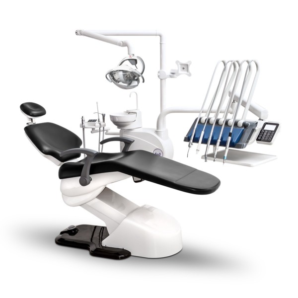 Стоматологическая установка Woson Wod 550, верхняя подача, черный - фото 0