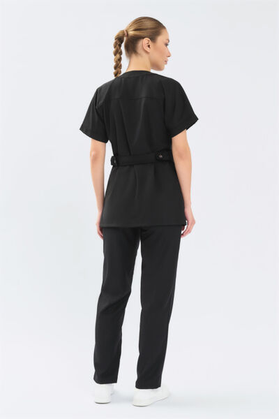 Рубашка женская Тезис TZ462, черный, 48 - фото 4