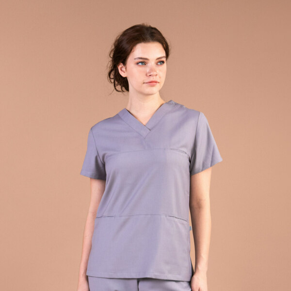 Туника женская Тезис TZ300, серо-бежевый, 56 - фото 0