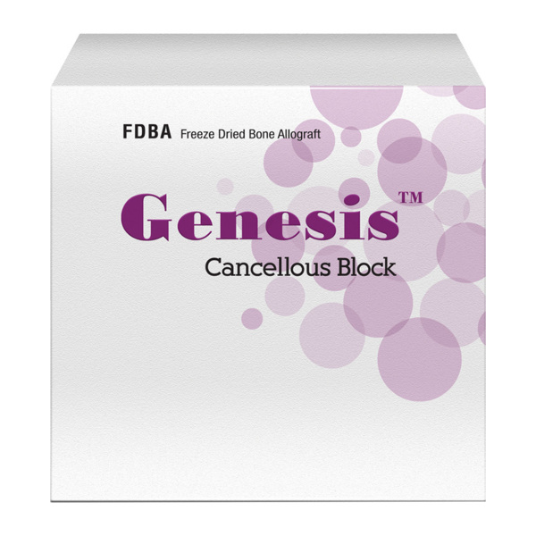 Блок костный OSSTEM Genesis, тип 1, губчатый, резорбируемый, для костных дефектов, 10х10х10 мм, 1 шт - фото 0